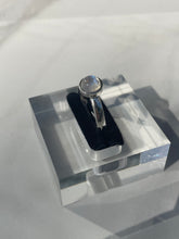 Load image into Gallery viewer, Moonstone Small Bezel-Set Ring #1 - US 8.5
