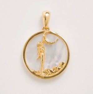 Freya Rose Mother of Pearl Zodiac Necklace