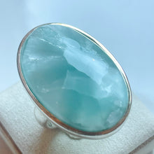 Load image into Gallery viewer, Larimar Large Oval Ring - US 8
