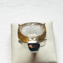 Load image into Gallery viewer, Rutilated Quartz Medium Cushion Cut Four-Prong Setting Ring #1 - US 7
