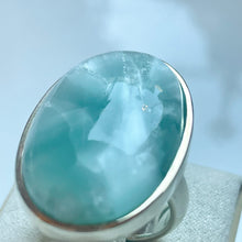 Load image into Gallery viewer, Larimar Large Oval Ring - US 8
