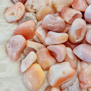 Apricot Agate Tumble