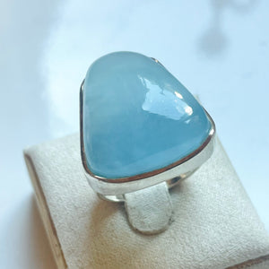 Larimar Large Freeform Ring - US 8