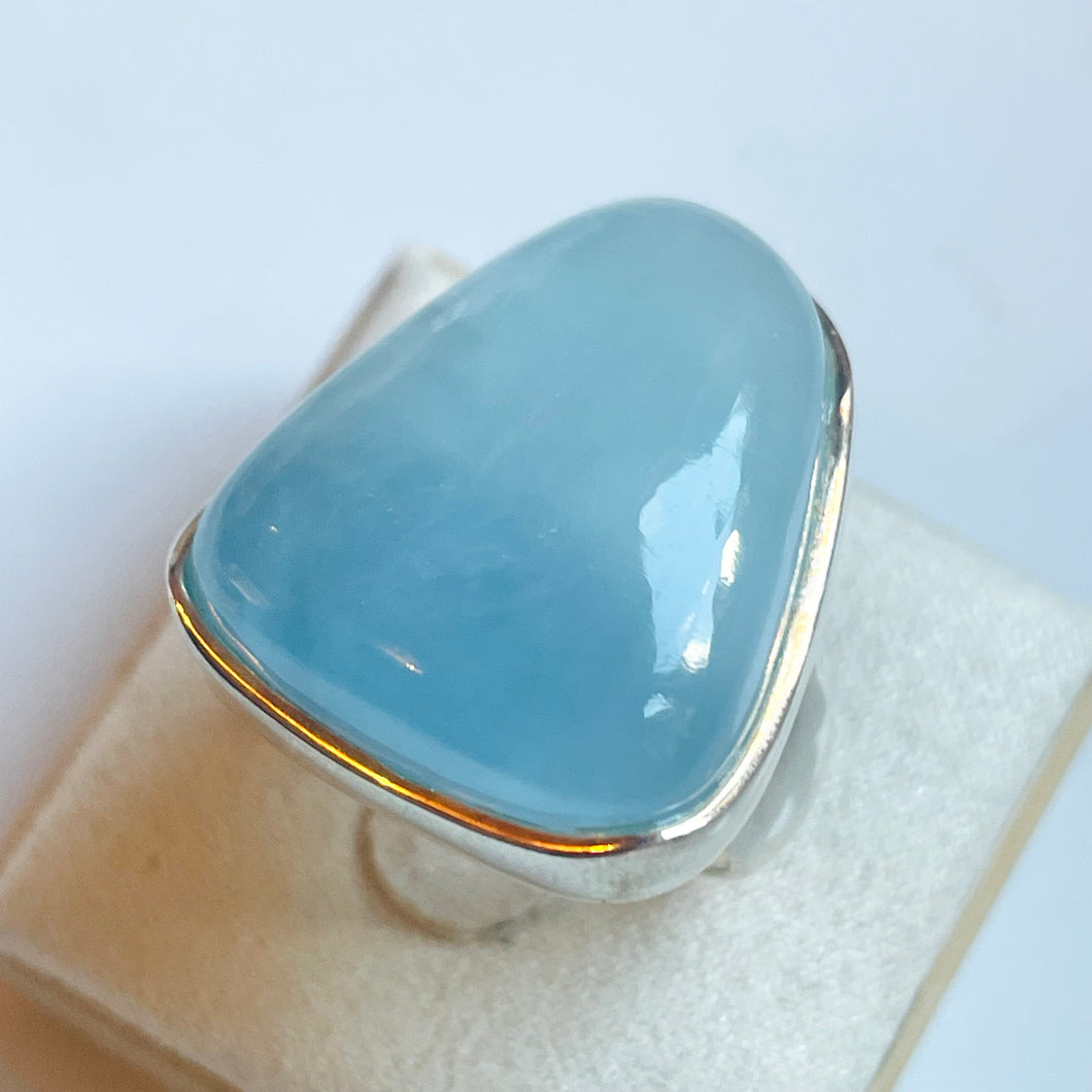 Larimar Large Freeform Ring - US 8