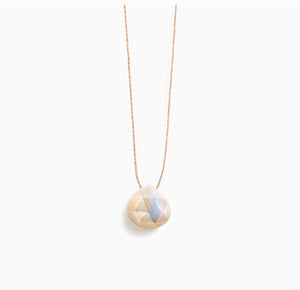 Wanderlust Life - Mother of Pearl Fine Cord Necklace