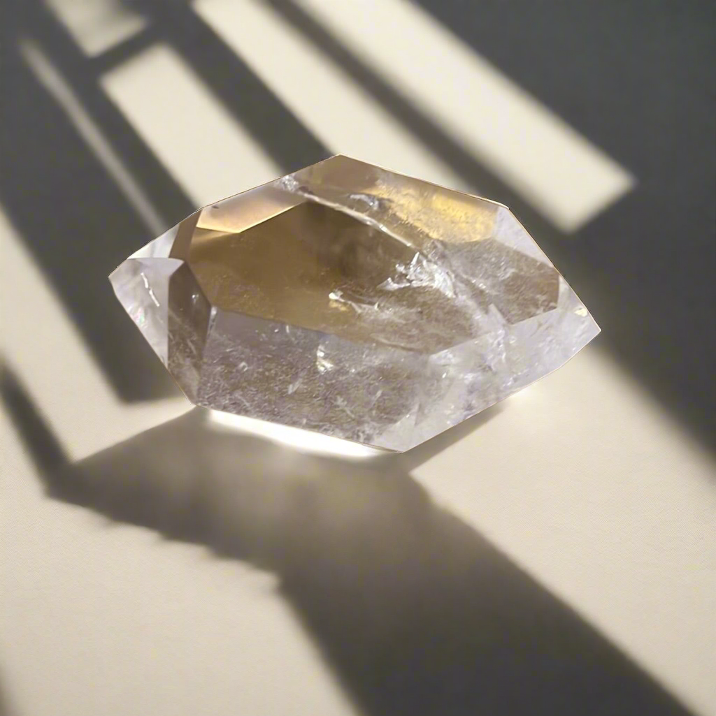Clear quartz freeform
