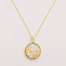 Load image into Gallery viewer, Freya Rose Mother of Pearl Zodiac Necklace
