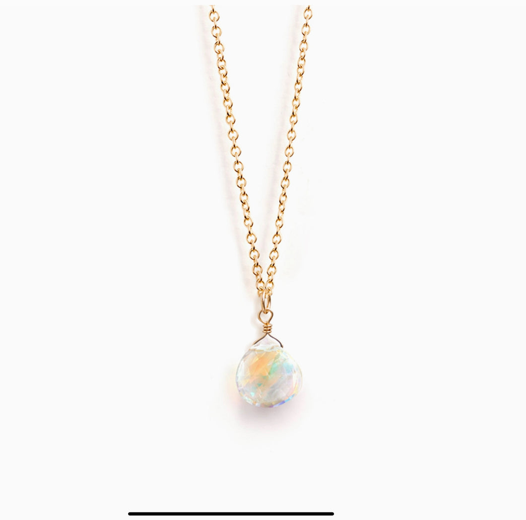 Wanderlust Life - Rainbow Quartz Pendant Necklace