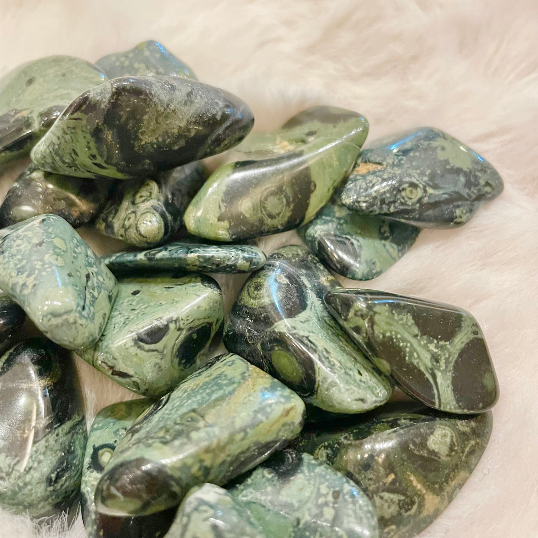 Kambaba Jasper Tumblestone
