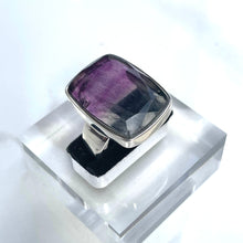 Load image into Gallery viewer, Fluorite Large Rectangle Ring - US 9
