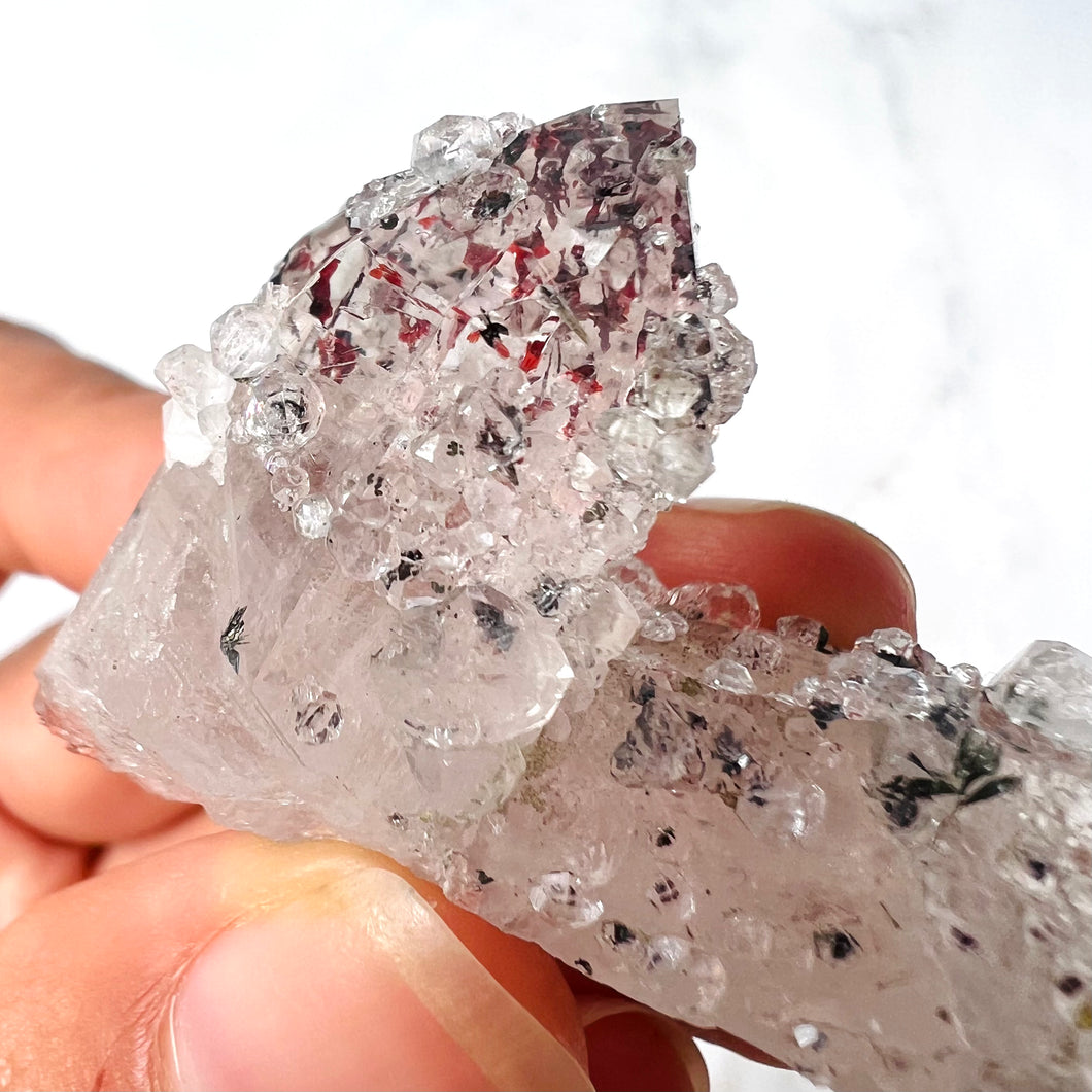 Hematoid inclusions Quartz - Namibia