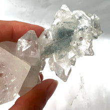 Load image into Gallery viewer, Apophyllite &amp; Chalcedony Cluster Points
