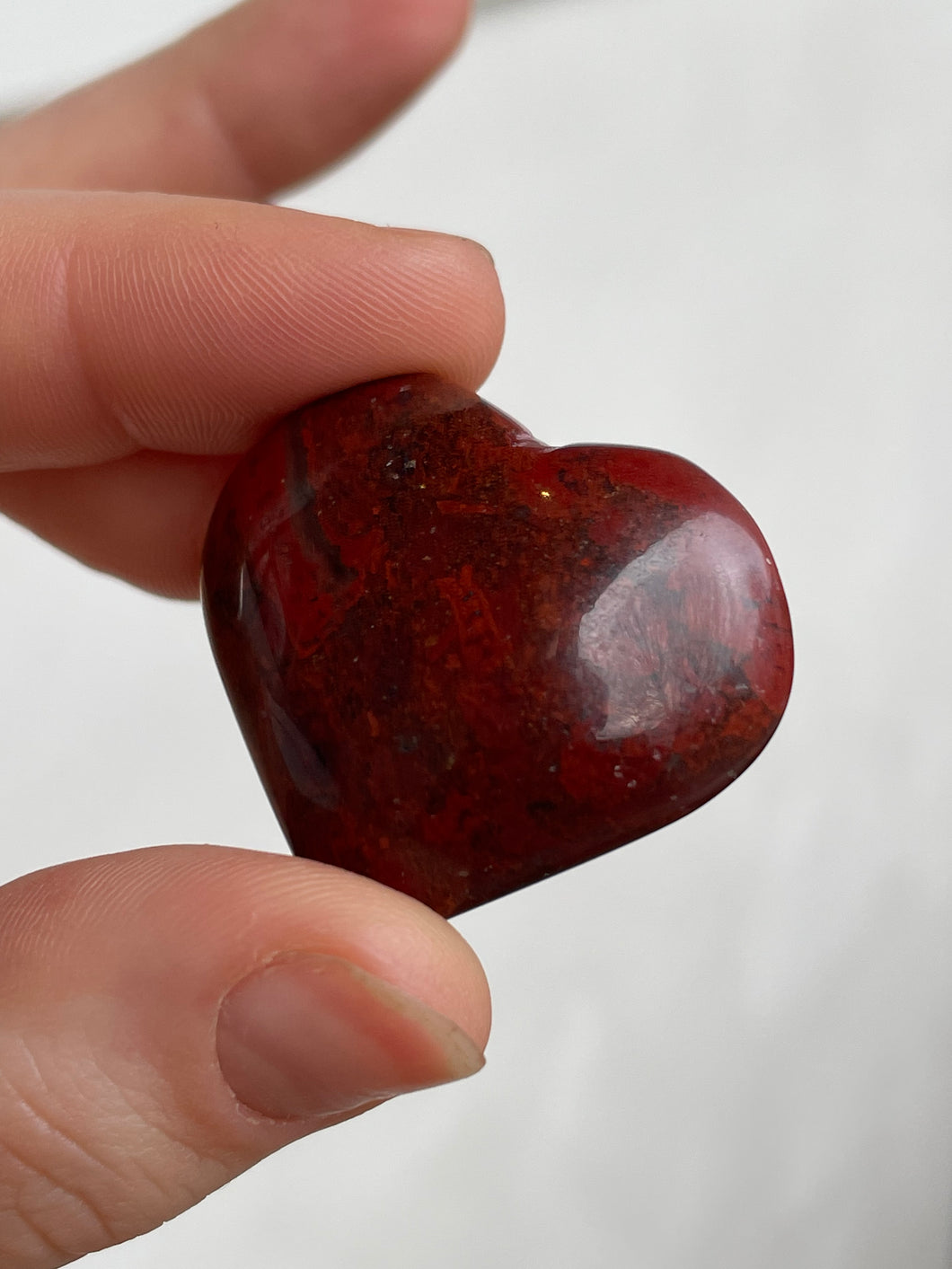 Red Jasper Heart Small