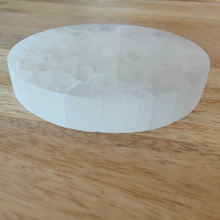 Load image into Gallery viewer, Selenite Plate Circle
