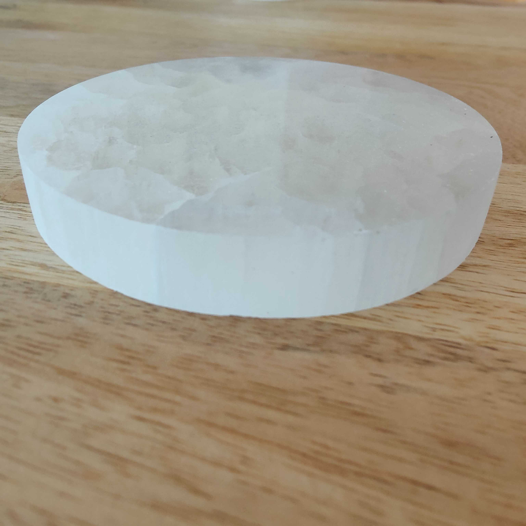 Selenite Plate Circle