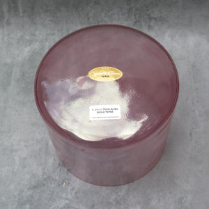 8" D#+20 Pink Aura Gold Crystal Tones Alchemy Singing Bowl (96960) SOLD