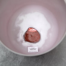 Load image into Gallery viewer, 8&quot; C#+35 Pink Ocean Gold Morph Crystal Tones Singing Bowl (115442) SOLD
