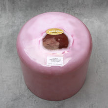 Load image into Gallery viewer, 8&quot; C#+35 Pink Ocean Gold Morph Crystal Tones Singing Bowl (115442) SOLD

