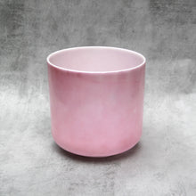 Load image into Gallery viewer, 8&quot; C#+35 Pink Ocean Gold Morph Crystal Tones Singing Bowl (115442)
