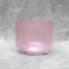 Load image into Gallery viewer, 10” A+25 Great Salt Lake Salt, Pink Aura Gold Crystal Tones Alchemy Singing Bowl
