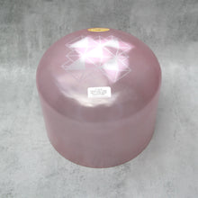 Load image into Gallery viewer, 10” A+25 Great Salt Lake Salt, Pink Aura Gold Crystal Tones Alchemy Singing Bowl

