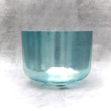 Load image into Gallery viewer, 12&quot; D#+45 Apophyllite, Aqua Aura Marine Gold Morph Crystal Tones Alchemy Bowl (88742)
