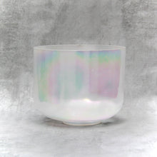 Load image into Gallery viewer, 10&quot; A+25 Great Salt Lake Salt, Platinum Crystal Tones Alchemy Singing Bowl (100945)
