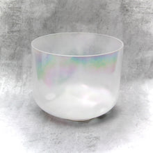 Load image into Gallery viewer, 10&quot; A+25 Great Salt Lake Salt, Platinum Crystal Tones Alchemy Singing Bowl (100945)
