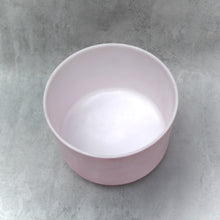 Load image into Gallery viewer, 8” G#+25 Pink Ocean Gold Crystal Tone Alchemy Singing Bowl (120025)
