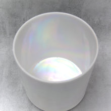 Load image into Gallery viewer, 7&quot; F+5 Mother Of Platinum, platinum (inside) Crystal Tones Alchemy Singing Bowl (109658)
