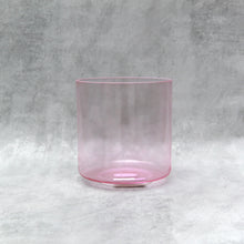 Load image into Gallery viewer, 7&quot; F#+10 Pink Aura Gold Crystal Tones Alchemy Singing Bowl (117368)
