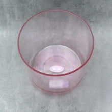 Load image into Gallery viewer, 7&quot; F#+10 Pink Aura Gold Crystal Tones Alchemy Singing Bowl (117368)
