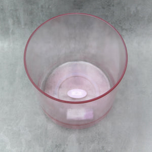 7" F#+10 Pink Aura Gold Crystal Tones Alchemy Singing Bowl (117368)