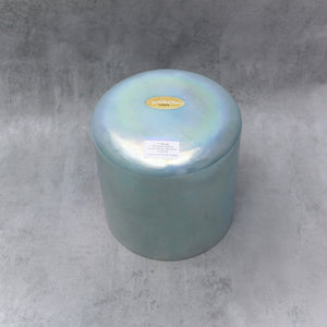 7" F#+40 Ocean Gold, platinum (inside) Crystal Tones Alchemy Singing Bowl (112678) SOLD