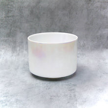 Load image into Gallery viewer, 8&quot; F#+20 Mother Of Platinum Morph Crystal Tones Alchemy Singing Bowl (90696) SOLD
