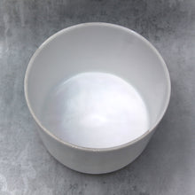 Load image into Gallery viewer, 8&quot; F#+20 Mother Of Platinum Morph Crystal Tones Alchemy Singing Bowl (90696) SOLD
