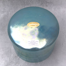 Load image into Gallery viewer, 8&quot; D+30 Dead Sea Salt, Aqua Aura Gold, Platinum (inside) Crystal Tones Alchemy Singing Bowl (112209) SOLD
