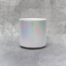 Load image into Gallery viewer, 7&quot; A#+10 Mother Of Platinum Crystal Tones Alchemy Singing Bowl (118223)
