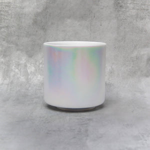 7" A#+10 Mother Of Platinum Crystal Tones Alchemy Singing Bowl (118223) SOLD