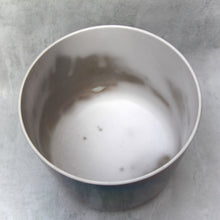 Load image into Gallery viewer, 9&quot; A#-30 Charcoal, Platinum Morph, Limited Edition Fire Element Crystal Tones Alchemy Singing Bowl (87724) SOLD
