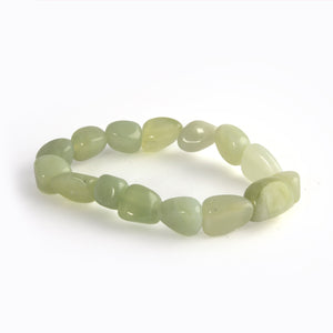 Green Jade Chunky Bracelet