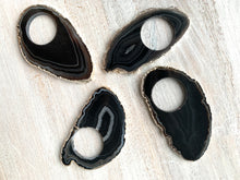 Load image into Gallery viewer, Agate Napkin Holders Black
