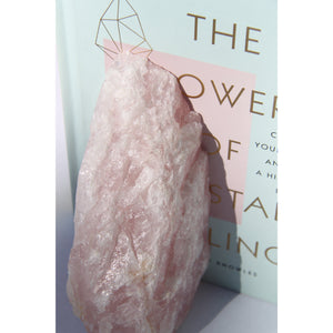 Rose Quartz Bookends