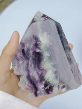 Load and play video in Gallery viewer, Fluorite polished Raw Slice
