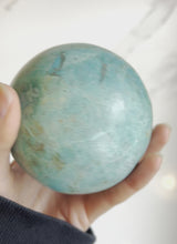 Load and play video in Gallery viewer, Chrysocolla Sphere
