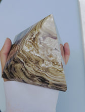 Load and play video in Gallery viewer, Root Beer Himalayan Calcite Pyramid
