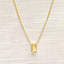 Load image into Gallery viewer, Citrine Skyla Necklace (Gold)
