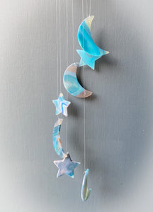 Agate Windchime (Teal)
