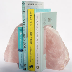 Rose Quartz Bookends