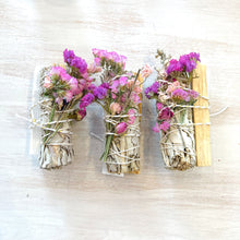 Load image into Gallery viewer, Sage Bundle with Palo Santo &amp; Selenite
